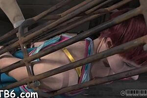 four beauties inside petite 18+ cage