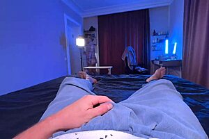 pov view of big ass close-up in intimate couple action