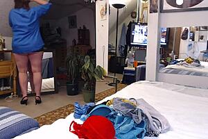 caught neighbor jerking off on dirty panties