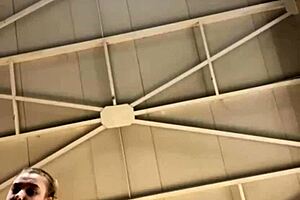 intense hard fucking session in the gym with big tits