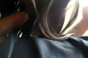 Gorgeous latina sucks little cock with intense passion and hunger