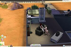 The Sims 4 Features A Lesbian Strapon Scene With Dildo Toys And Mommy Roleplay