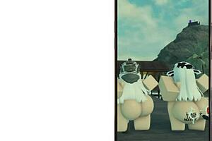 Cute Military Girl And Cute Cowgirl Perform Sexy Dance In Roblox