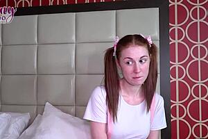 Red Head Ellie Murphy Was Creampied by Mature Seth Brogan