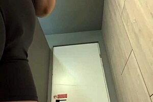 intense hard fucking session in the gym with big tits