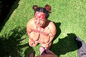 Brown Bbw Girl Endures Detailed Interracial Golden Shower On Face Compilation