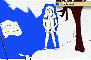 i peed standing up in the art studio, oh fuck