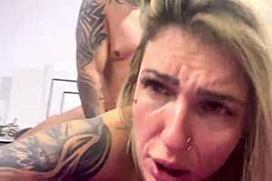 That hot fuck eagerly stuffed without condom in my wet pussy cumming hard on his pulsing cock 😍