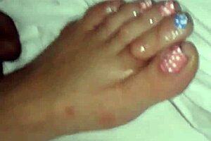 Sucking Wife's Toes While Fucking