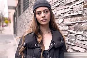 Latina prostitute caught in action