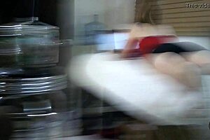 she rewards him with facesitting, demanding cum on her skinny ass