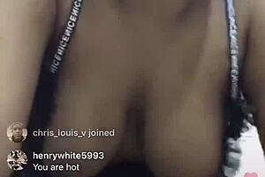 Horny Ebony Girl With Big Tits And Ass