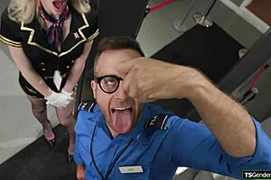 big tit tgirls butt plug got the metal detection all beeping