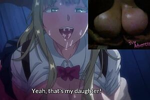 'hot chubby girl with big tits watching anal?'