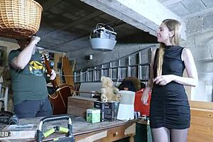 Alice Maze endures intense anal threesome with double penetration and squirting