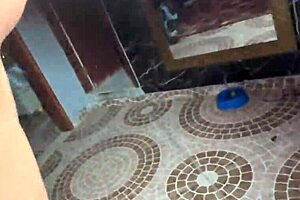 I am fucking the perfect ass of the brunette until I cum inside