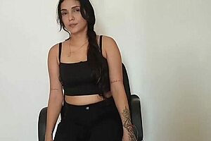 Young Latina Masturbates and Gets Fucked in Quickie Roleplay Session