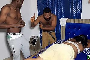 Horny Girl Stroked By Huge Black Cock