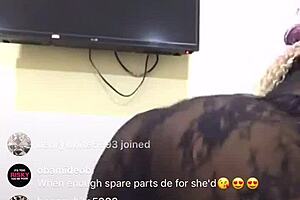 Horny Ebony Girl With Big Tits And Ass