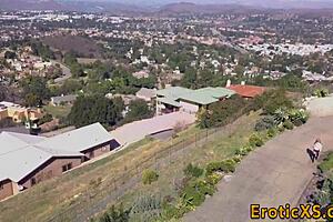 Blonde babe rides massive cock in hardcore session