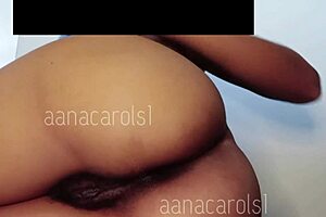 Latina teen explores tight ass first time