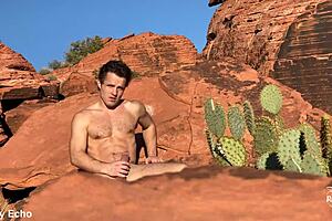 Get ready for this intense outdoor anal masturbation session!