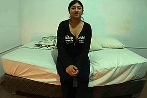 Kiomi arrives for her sexy porn casting, sucking cock eagerly 😍