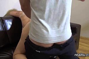 Glamorous Czech teen tempted in the mall and drilled in POV 😍