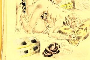 check out these vintage erotic drawings