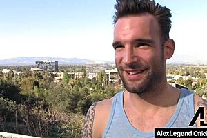 Nympho Vyxen Steele Welcomes Alex With French Cock Tasting