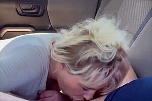 i'm a real hooker with blonde hair giving bbbj, getting bent over and fucked bareback from behind, taking load on ass