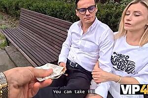 Vip4k Cute Blonde Cheating On Her Boyfriend For Money