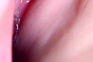 she's got lube in her vagina for double penetration 😏
