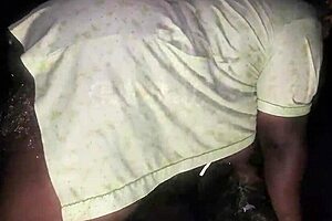 SEX ON THE BEACH! Strolling at midnight, ended up sucking BBC by hot SSBBW stranger