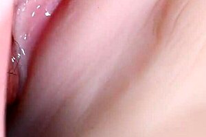 she's got lube in her vagina for double penetration 😏