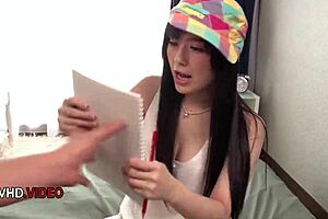 ruka kanae feels intense pleasure getting creampied after naughty cock sucking