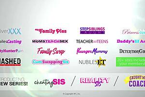 horny avery moon rides dildo in kitchen