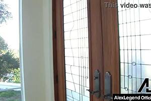 Nympho Vyxen Steele Welcomes Alex With French Cock Tasting