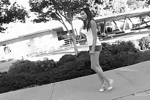 The Naughty Asian Babe Got Picked Up And Then Taken Into An Intense Interracial Threesome