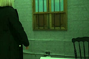 Dangerous blonde Xiara Dark passionately swallows officer Boris Jackson's BBC