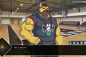 Playing after class in the classroom with furry fun