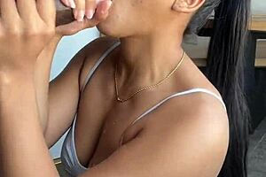 i just wanted to feel a huge cock in my mouth and i got it -amateur couple- nysdel