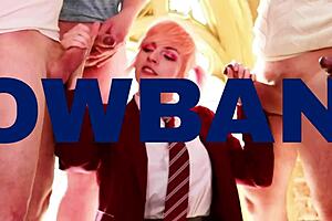 naughty student spanked hard!