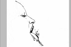 speed drawing of ffm threesome by kramer krameroff