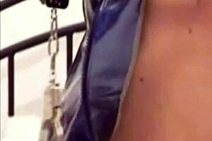 These Shiny Purple Pvc Panties Are Almost Too Tight