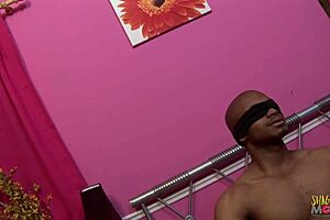 brunette surprises black guy with skills