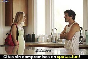 Hot Blonde Stepsister Wants To Fuck - Spanish Sub