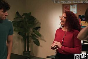 Horny Teen Students Double Penetrate Busty Milf Teacher In Class, They Say