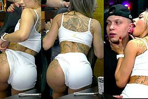 Bianca Demarchi Mostra A Silhueta Do Seu Corpo Morde A Orelha Do Ruan E O Pescoço Que Tesão - Podcast Pópum No Barraco