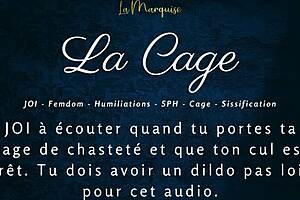 La Cage - Femdom Caged Anal Joi 😈